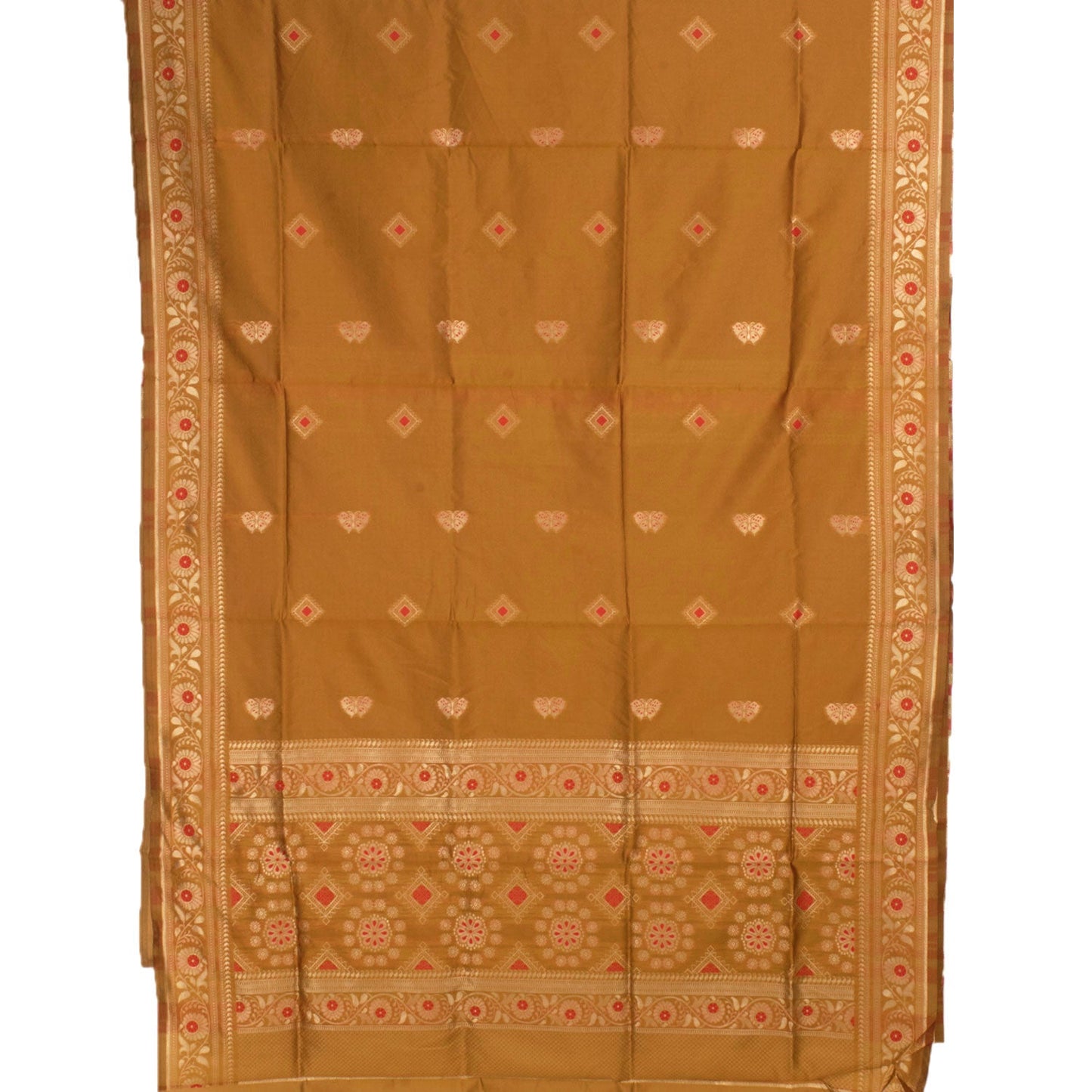 KESARIYA: Handloom Banarasi Silk Zari saree - SIMPLY KITSCH