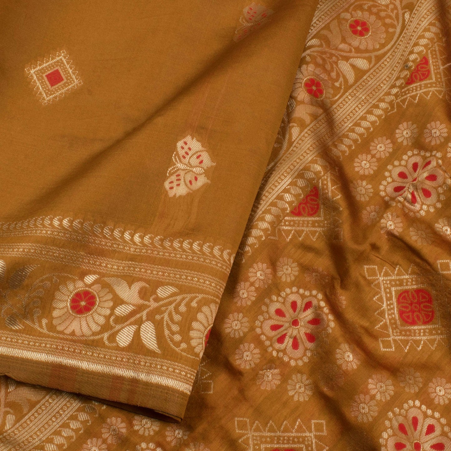 KESARIYA: Handloom Banarasi Silk Zari saree - SIMPLY KITSCH